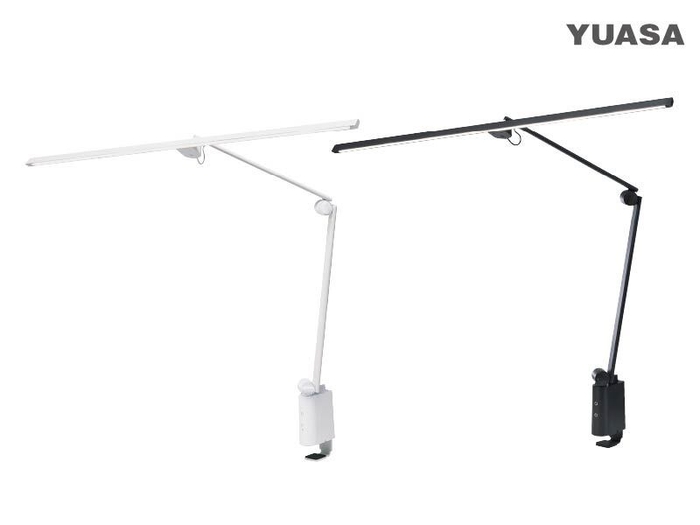 ワイドLEDデスクライト 白/黒