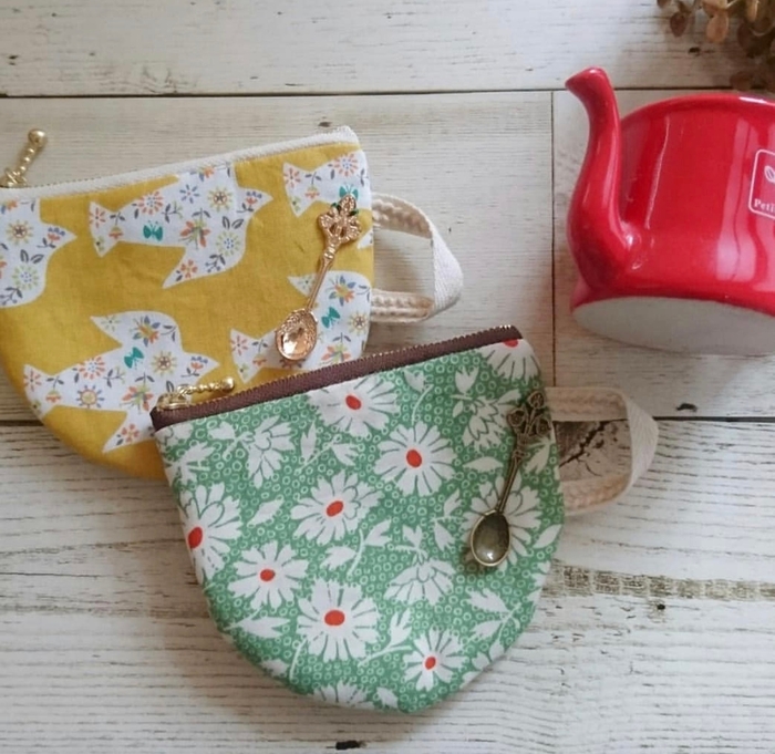 出品例:布物小物 by にちにち花&door