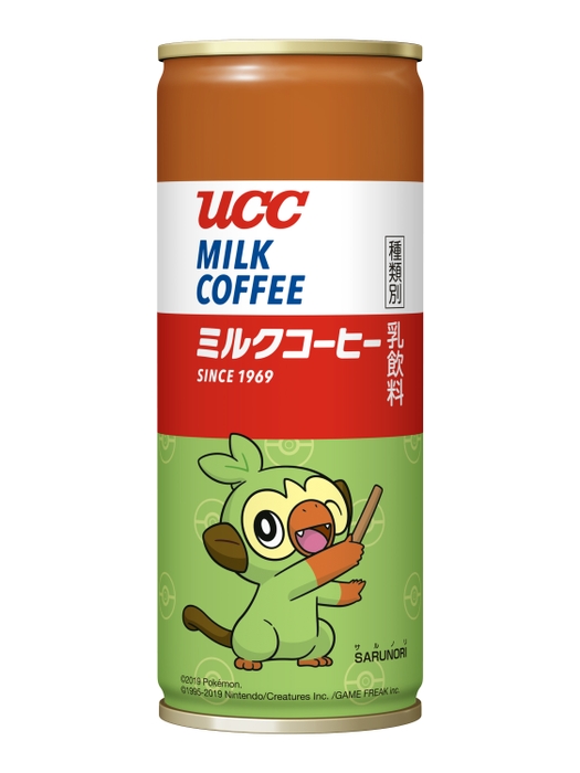 『ＵＣＣ ミルクコーヒー ポケモン缶 250g』サルノリ