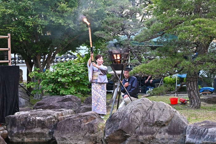 火入れ式 池田市長