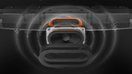 2.1ch treVoloスピーカー搭載