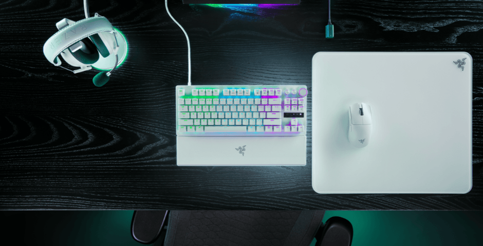 Razer Huntsman V3 Pro Tenkeyless (White Edition) - キービジュアル