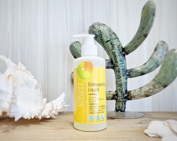 ②オーガニックで環境にも優しい！『sonett ナチュラルウォッシュリキッド』