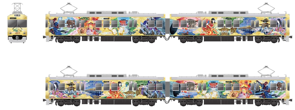 ラッピング電車イメージ