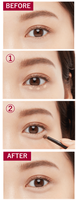 涙袋メイク 流れ