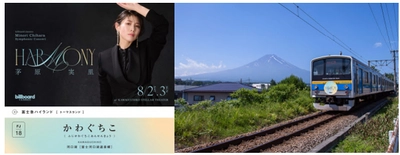 茅原実里と富士山麓電気鉄道がコラボレーション 車内ポスタージャック、終点「河口湖駅」 でのオリジナルアナウンス等で来場者をお出迎え！