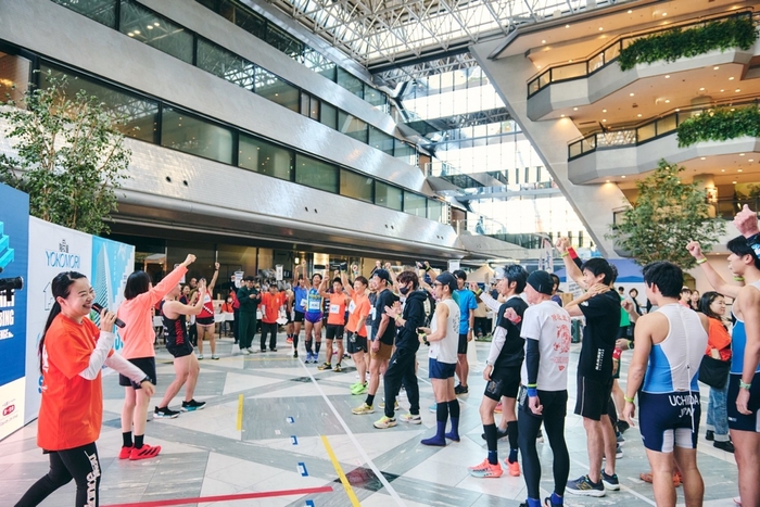 ステアクライミングチャレンジ大阪大会の様子