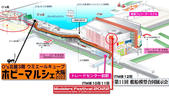 ホビーマルシェ 会場周辺の全景