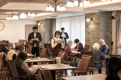 研究チームによる報告説明会の様子(グランドマスト勝どき)