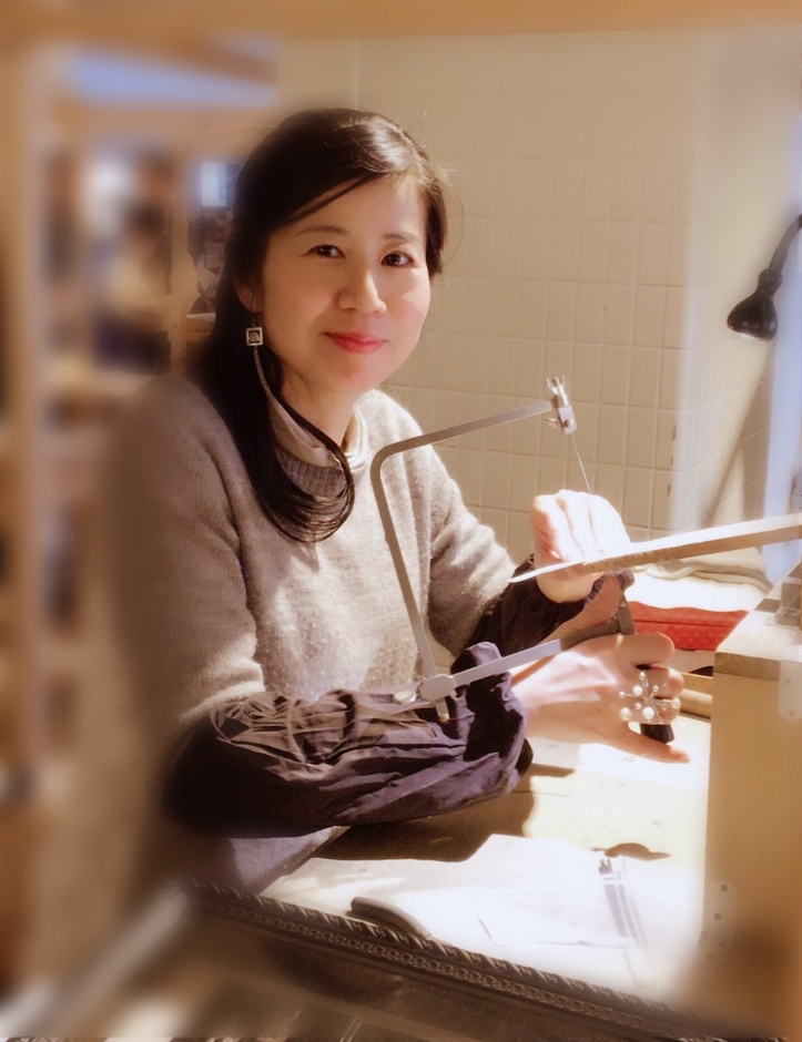 ぽっちり制作途中 岸本華枝