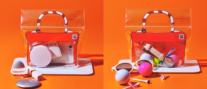 コスメやゴルフ用品などの小物入れ、ミニ財布など二次利用も可能 