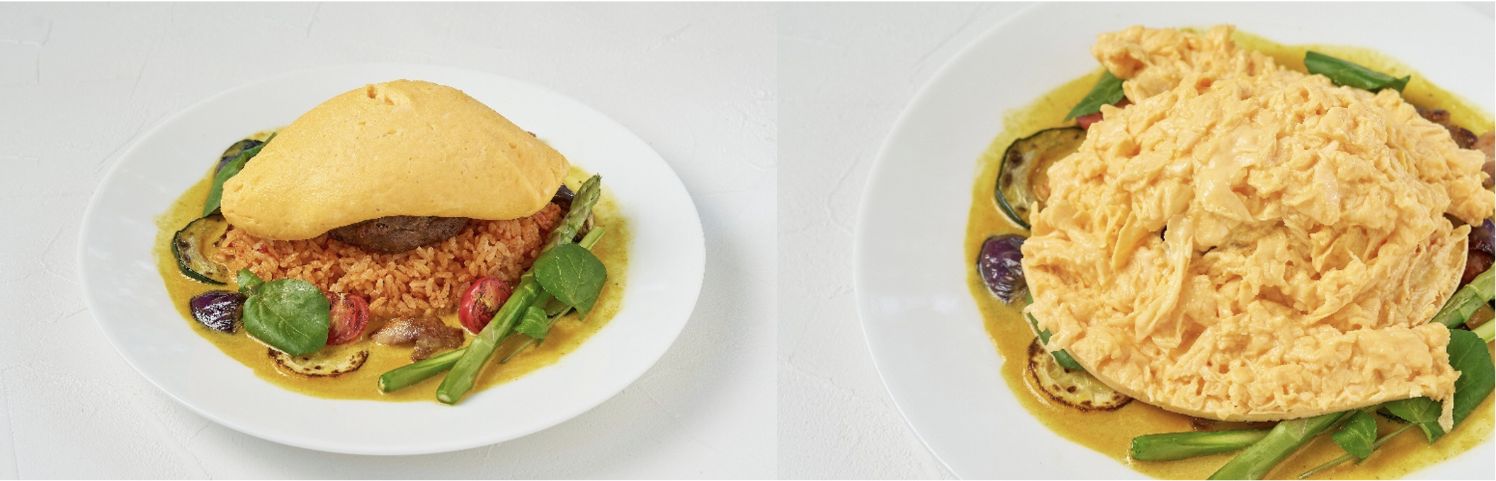 たっぷり村野菜のイエローカレーオムバーグ(写真はイメージです)