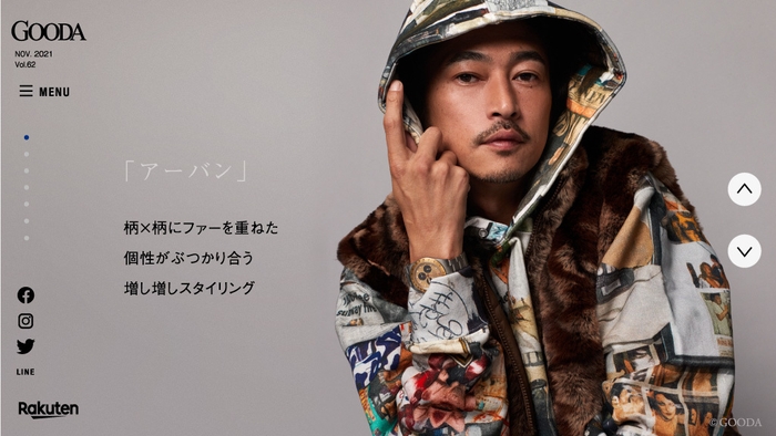 GOODA Vol.62 私服スタイリング:窪塚洋介さん