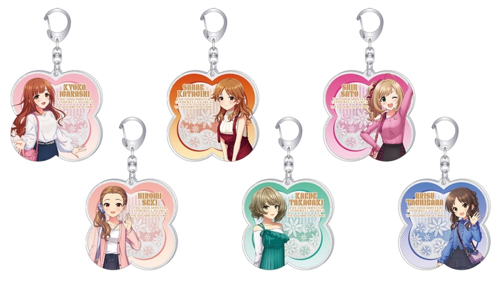 ラメアクリルキーホルダー(全6種)