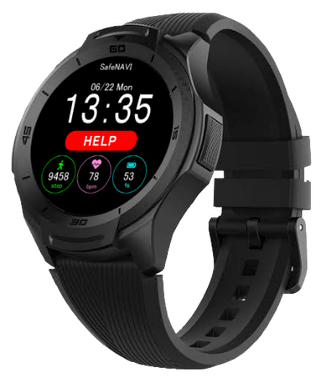 写真1:スマートウォッチ画面