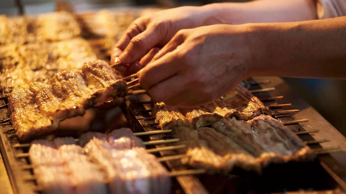 仕込:白焼きの様子