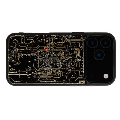 FLASH 関西回路線図 iPhone 17/18 Pro Maxケース　黒