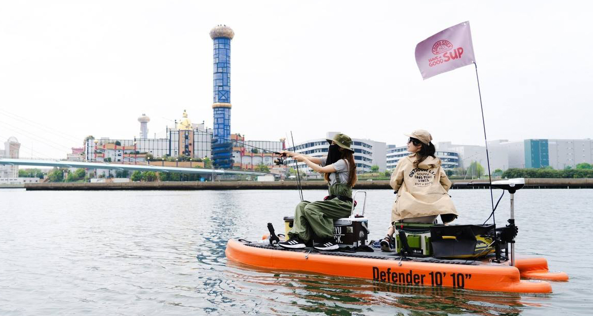 “SUPで魚釣り”の新体験！大阪北港マリーナにて『SUPフィッシングスクール』初開催！