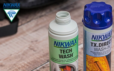 「NIKWAX」で簡単・安全・快適にお持ちのウエアを自宅で撥水加工ができます