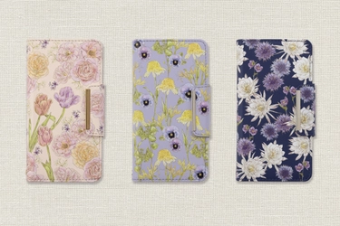 NTTドコモのスマホカバーに 「花屋さんのお花柄」を提供 「いつも手に花束を」コラボレーション第5弾、第6弾の 花柄の専用カバーが、全国のドコモショップ、 及びドコモオンラインショップで 6月上旬より順次発売が開始されました