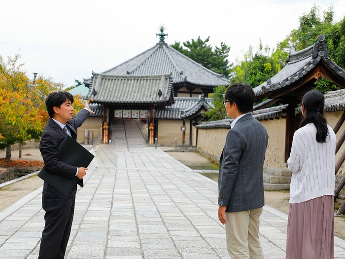 法隆寺ツアー風景※イメージ