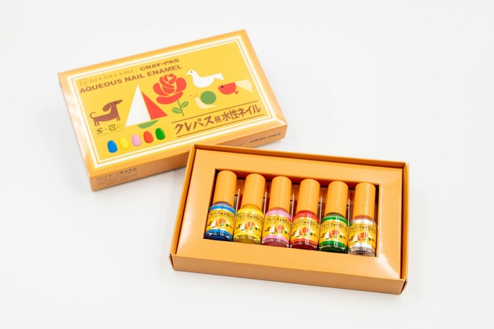 クレパス柄水性ネイルマットシリーズ5色+BTセット(2)