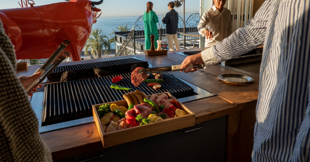 2024年のスタートは、海を眺めながら淡路ブランド肉をじっくりと堪能