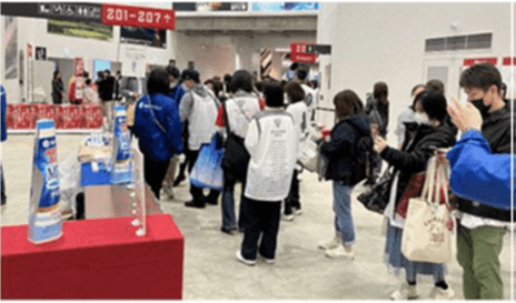 「MBPドリンク」サンプリングの様子