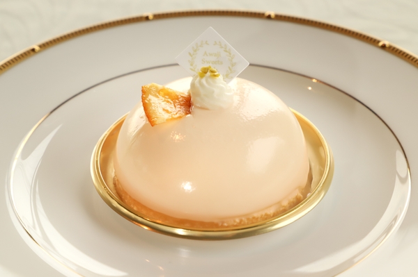 鳴門オレンジのズコットケーキ