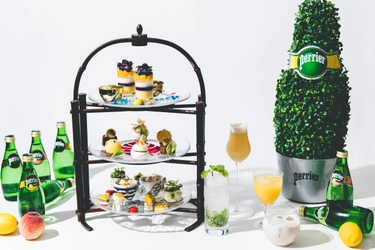 【ダーワ・悠洛 京都】 Perrierモクテルと共に、南国フルーツのスイーツを 　「Summer Afternoon Tea Set with Perrier」販売