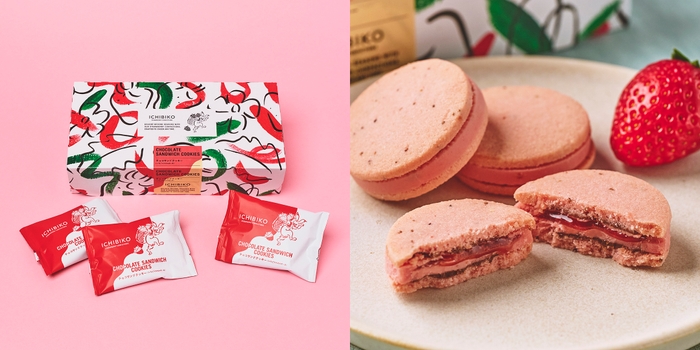 ICHIBIKO　チョコサンドクッキー(いちごマスカルポーネ)