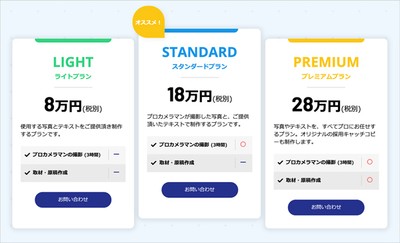 初めてでも安心の料金プラン