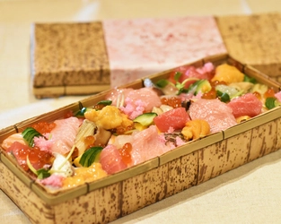 3月15日～4月14日「お花見デリバリー」 桜の季節限定寿司を UberEats／出前館／MENUデリバリーサイトで限定販売