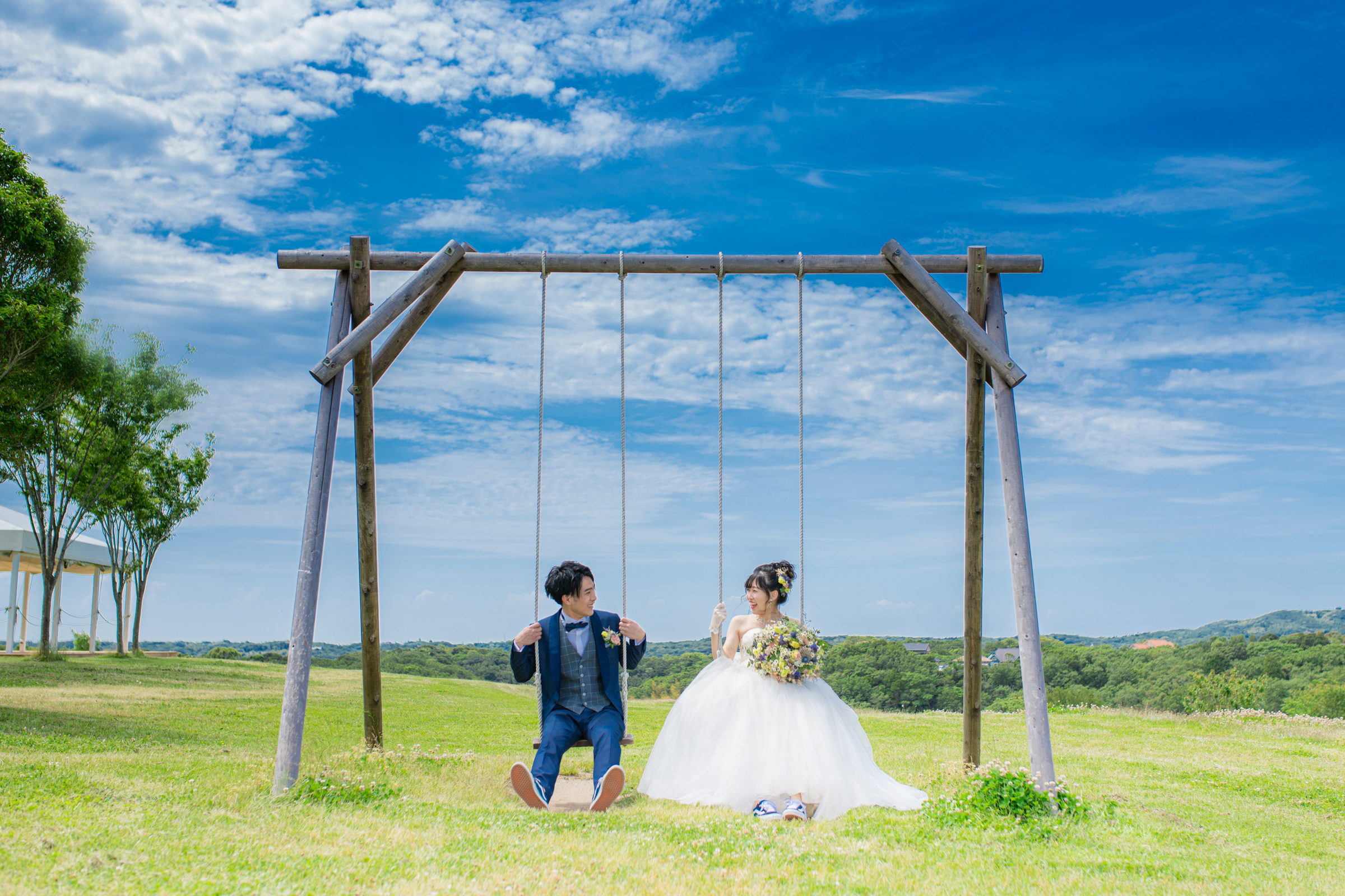 【2020年7月1日スタート】どこまでも広がる青空と、きらめく森の中で叶う 　NEMU Style Wedding