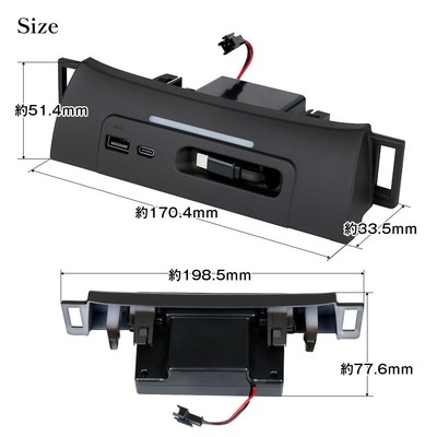 MAXWIN K-USB03-ALP40 製品仕様(サイズ)