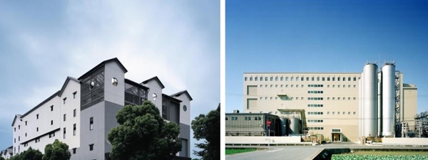 左：「白壁蔵」　右：「伏見工場」