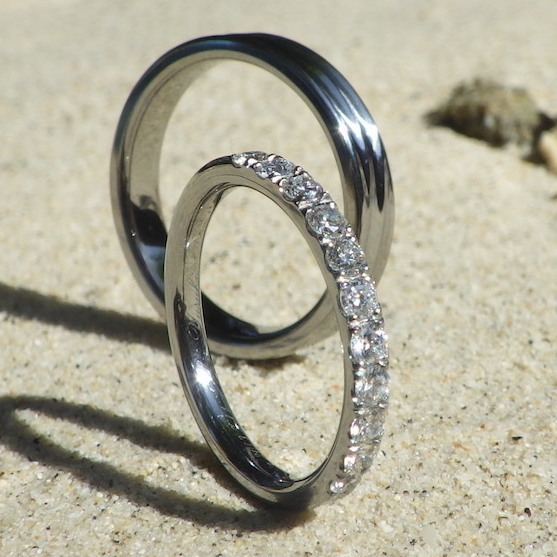 ハフニウム エタニティリング