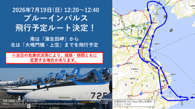 ブルーインパルス飛行ルート(2)