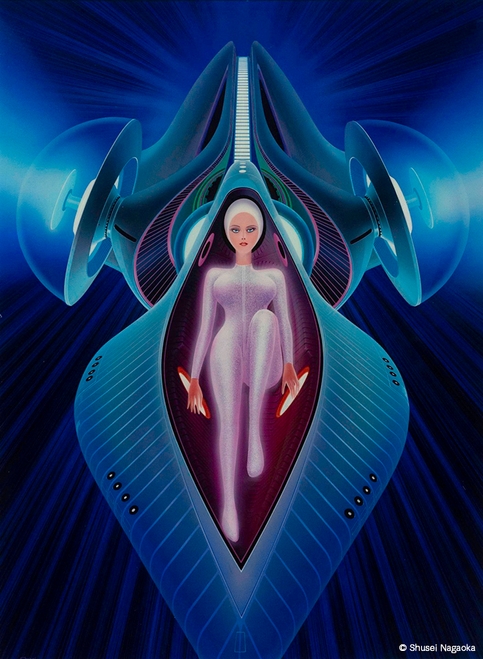 Space Ship 1985年 アクリル