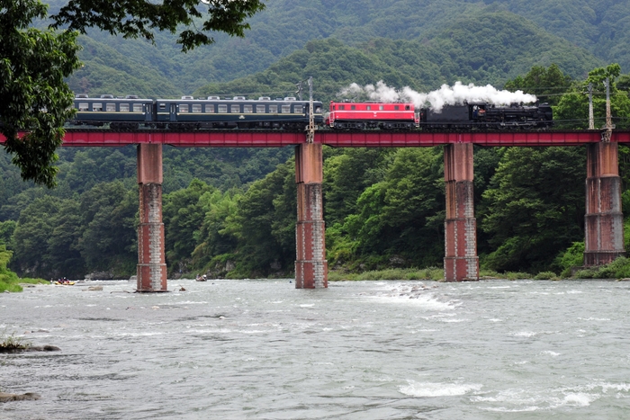 蒸電運転イメージ(2011年7月運行時)