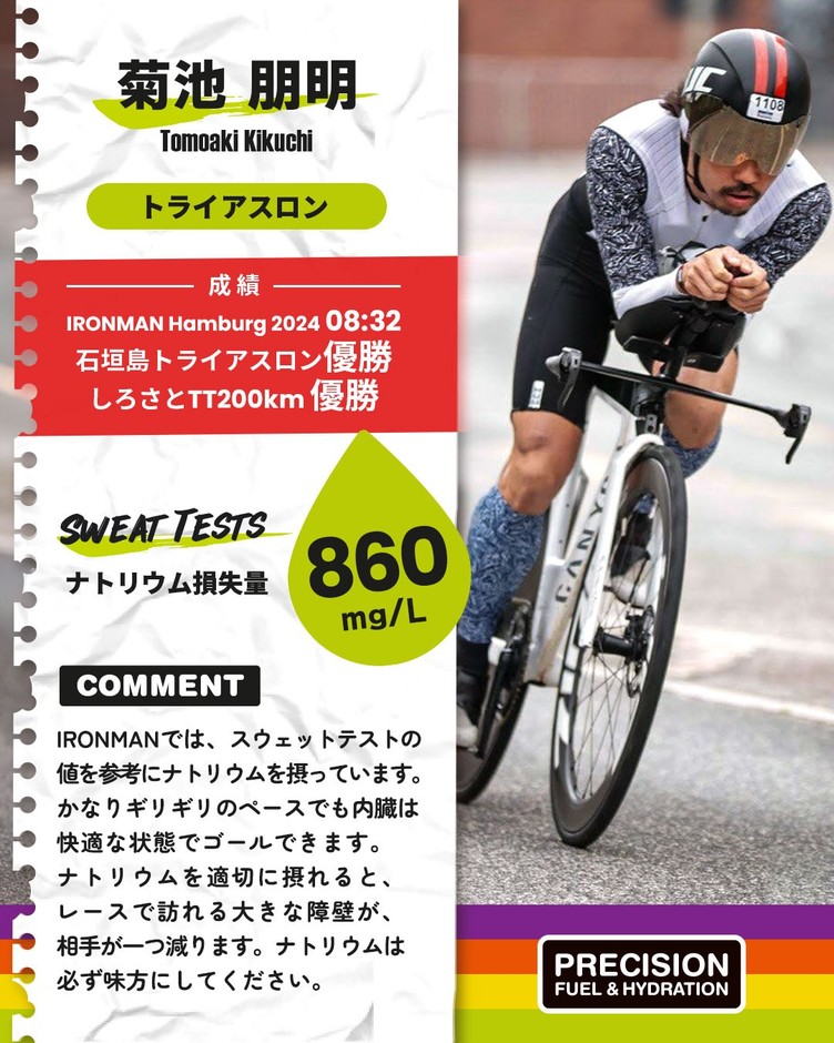 プレシジョンサポート 菊池朋明選手