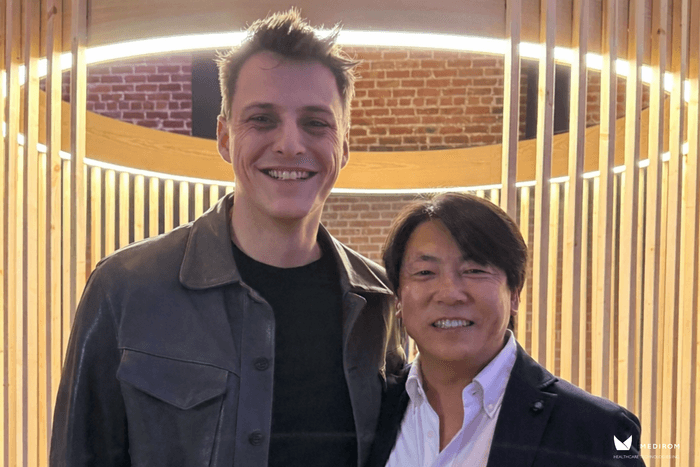 MEDIROM CEO Kouji Eguchi and World Co-Founder Alex Blania