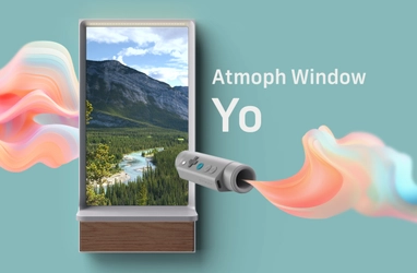 世界初の望遠鏡型コントローラー登場！窓の常識を超えたスマートウィンドウ「Atmoph Window Yo」が先行予約開始