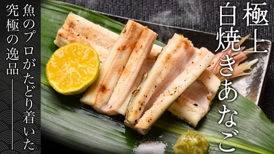 あなごを1日700本販売する岡山の鮮魚店が 「極上白焼きあなご」を1/29にMakuakeにて先行予約販売開始