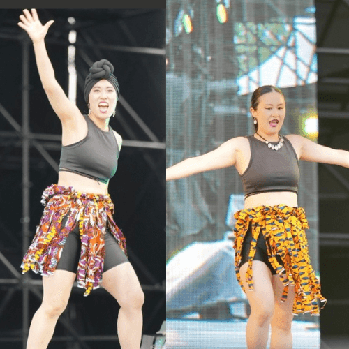 Nahfconnects afro beat dancers