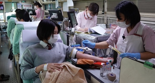 令和6年度(2024年度)の献血活動の様子