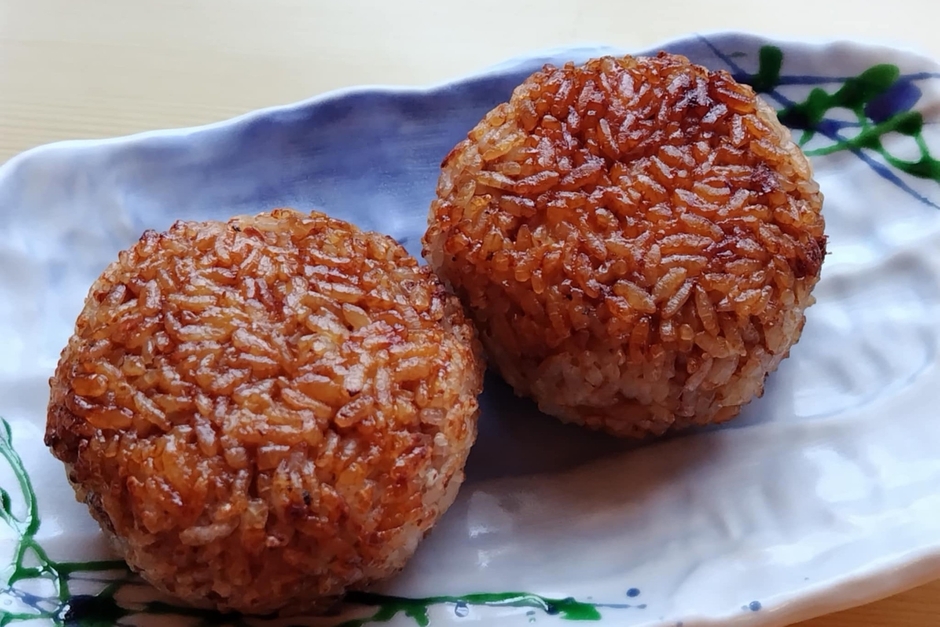 米農家の焼きおにぎり1個400円
