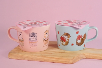 mofusand マグ&白桃ゼリー