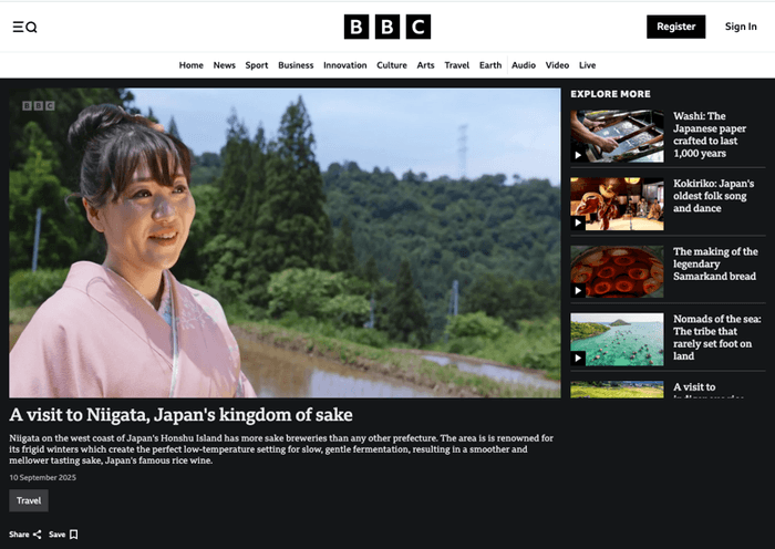 BBC Worldから取材を受け、世界へ放映されました