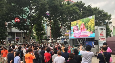 栄を中心にプロモーションライブ実施中